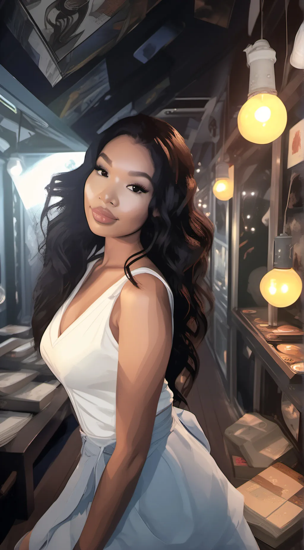 ai character: Lanette background