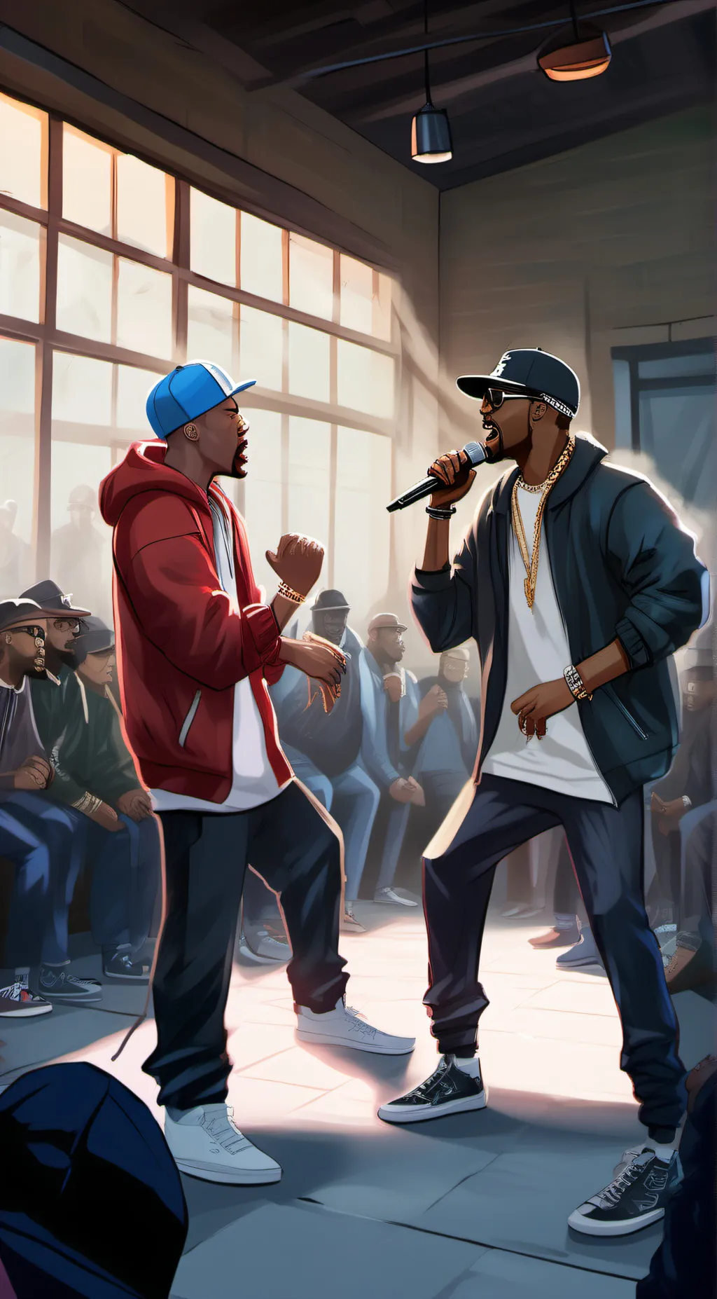 ai character: roblox rap battle  background