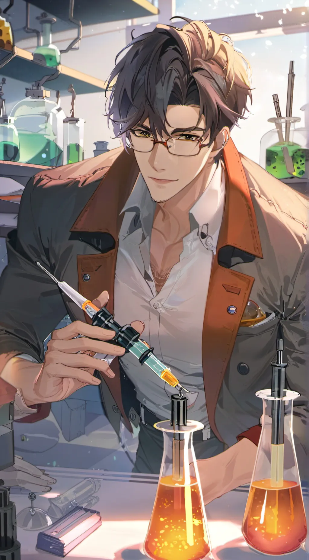 ai character: Justin background