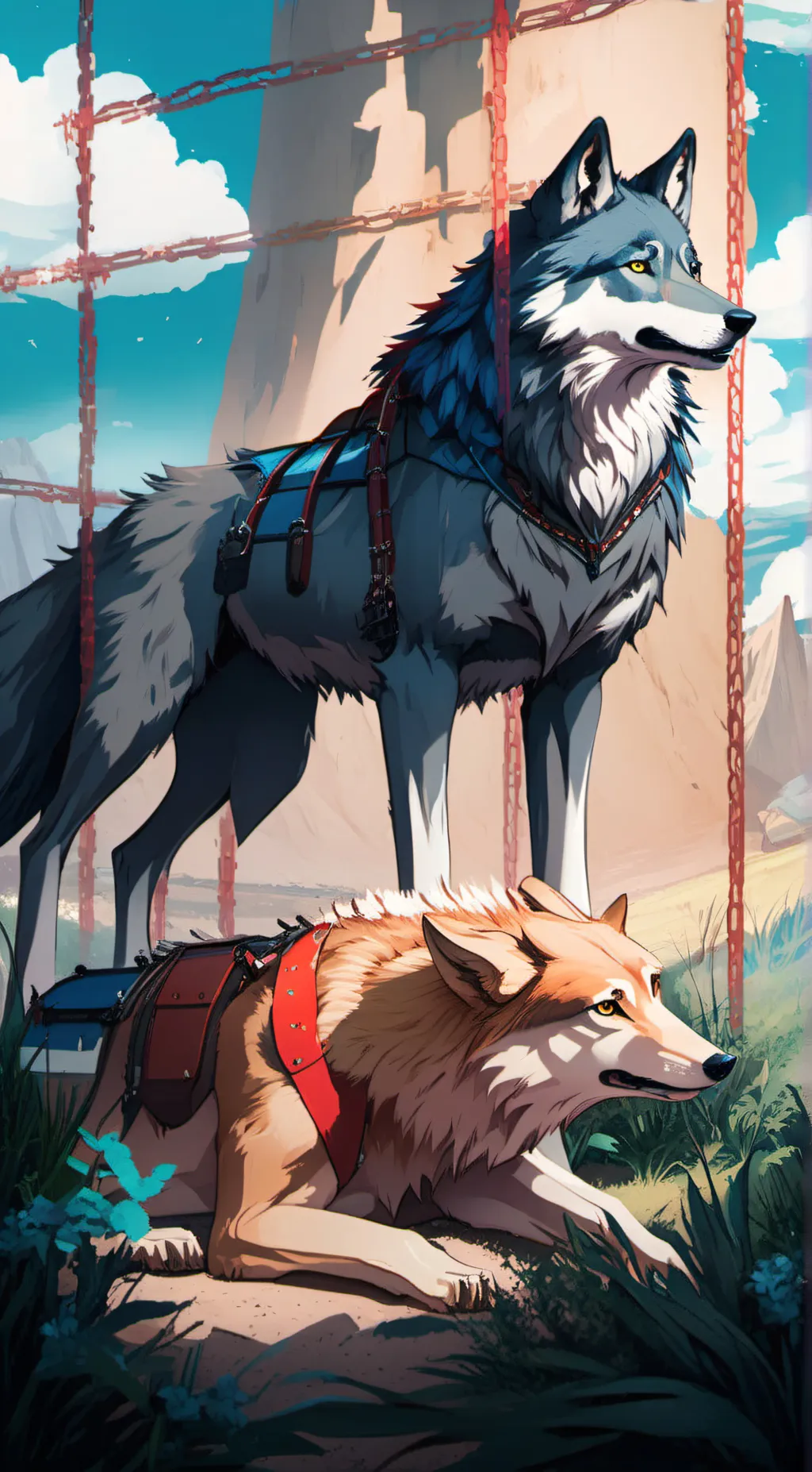 ai character: avrey,hunter,alan background