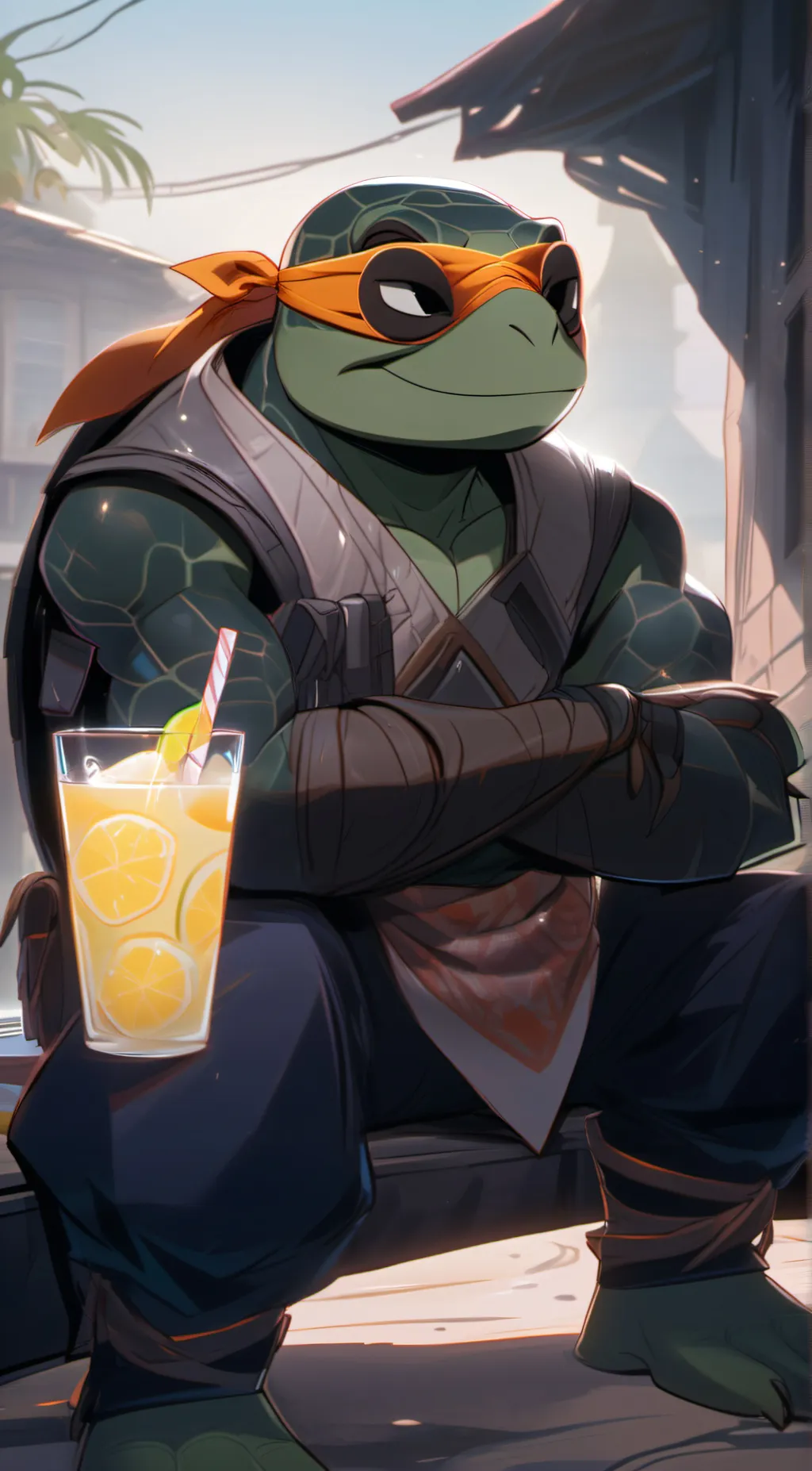 ai character: Mikey  background