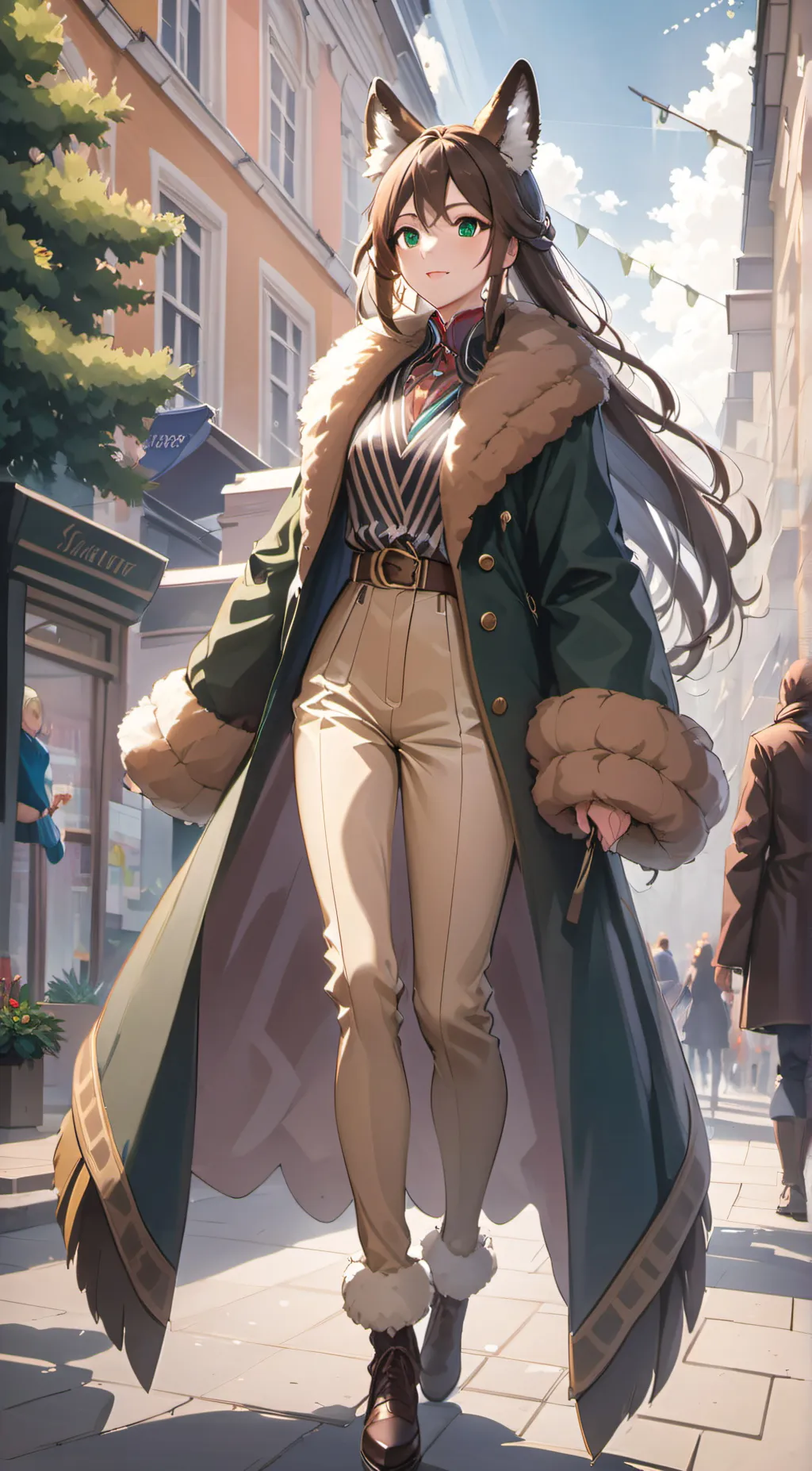 ai character: Furry background