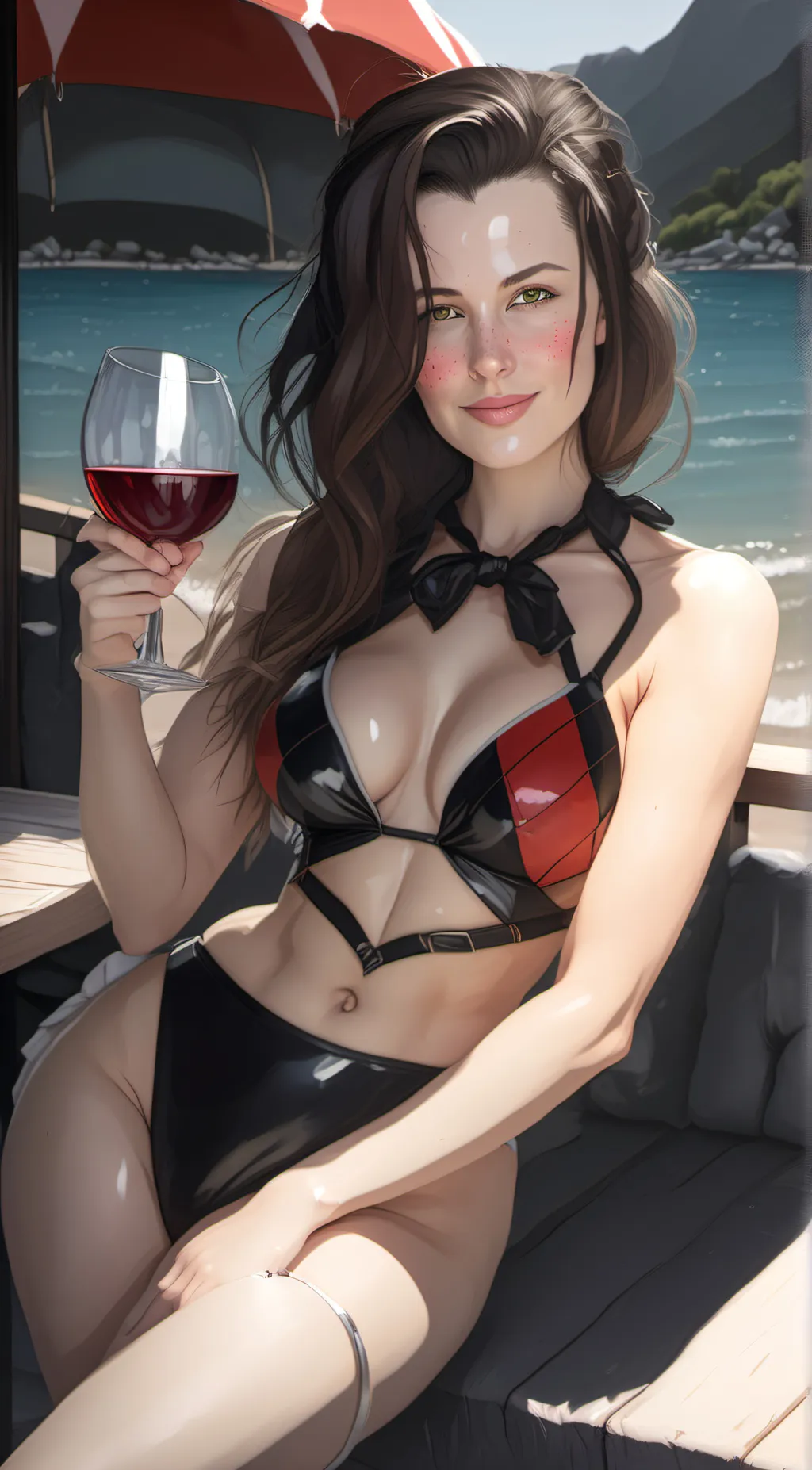 ai character: Sydney  background