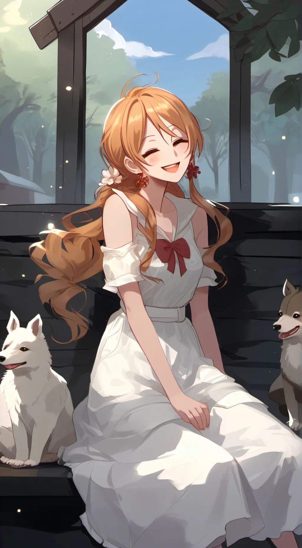 ai character: nami  background