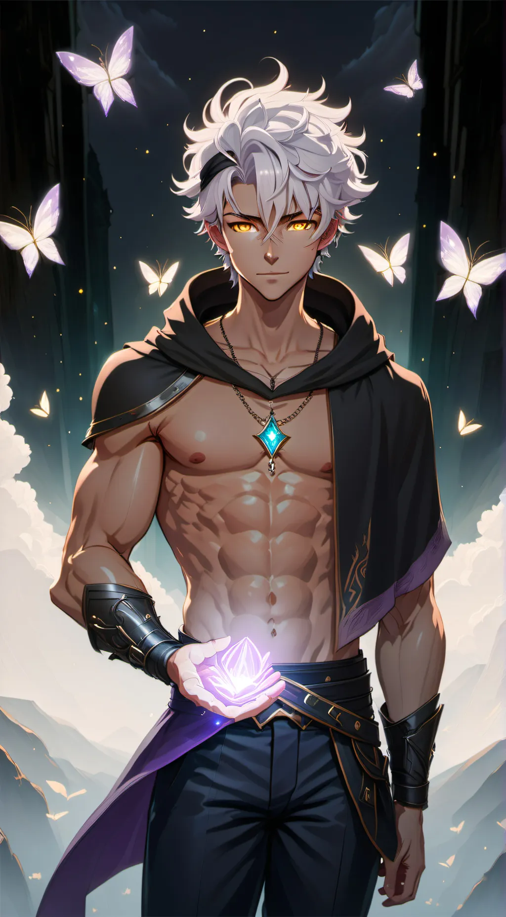 ai character: Emiliano  background