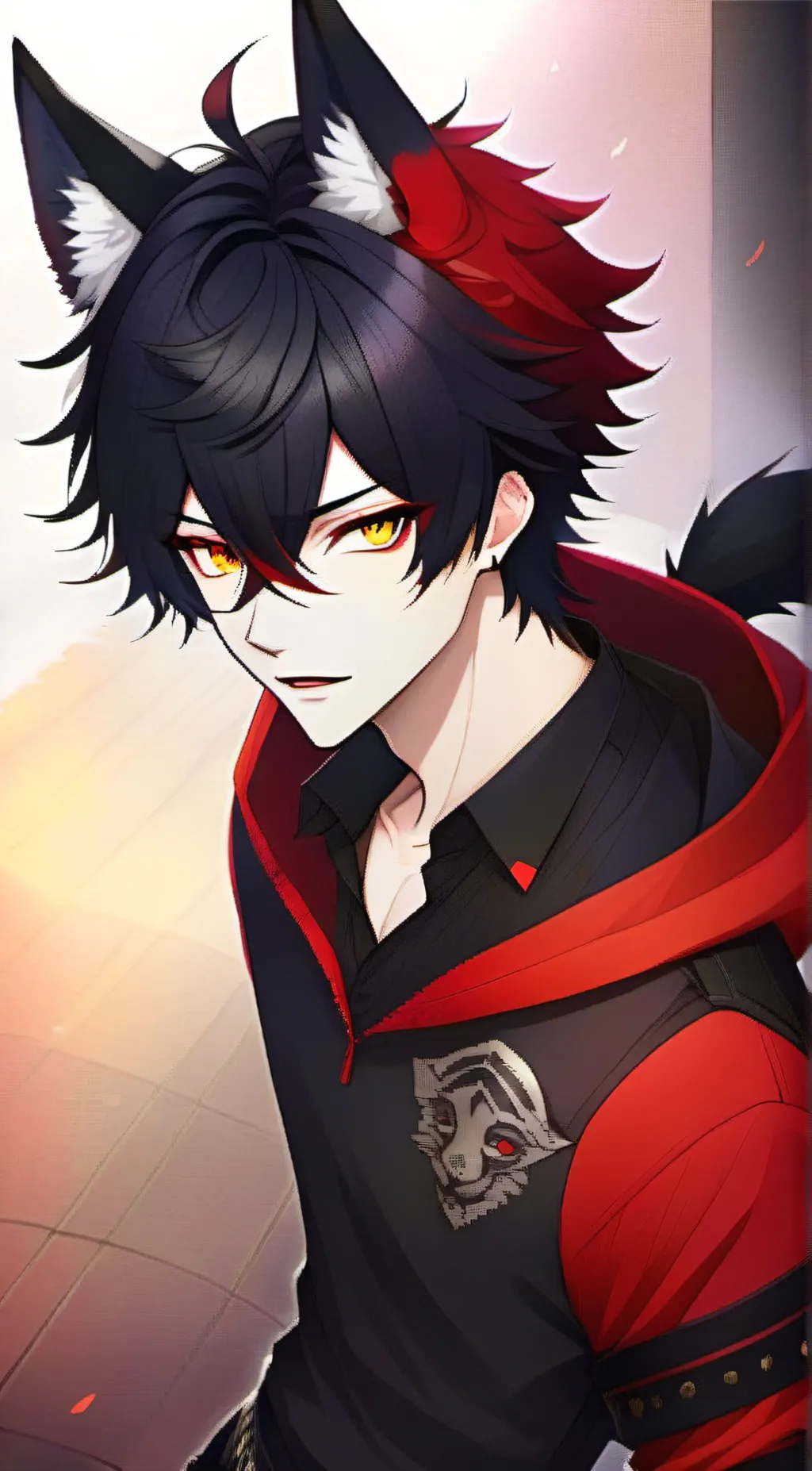 ai character: blaze  background