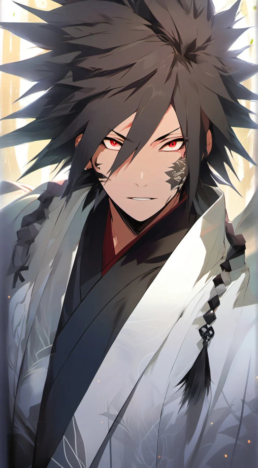 ai character: madara and izuna  background