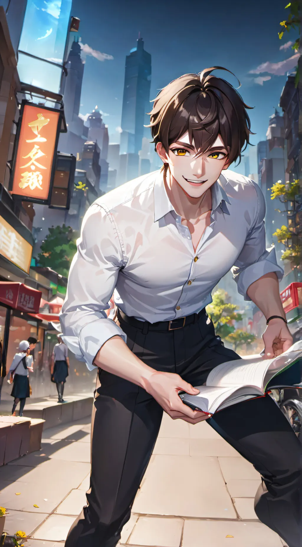 ai character: Nk background