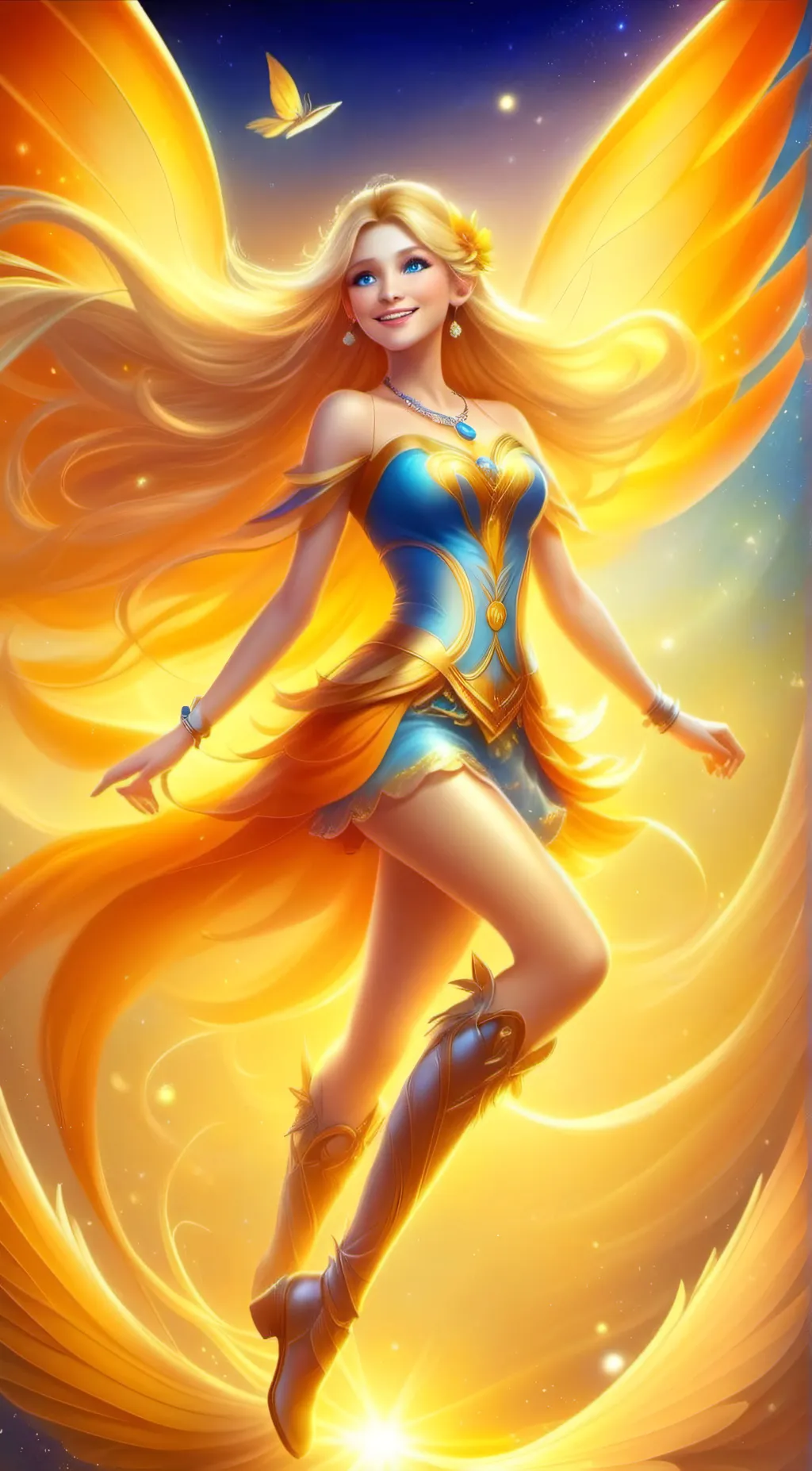 ai character: Stella background