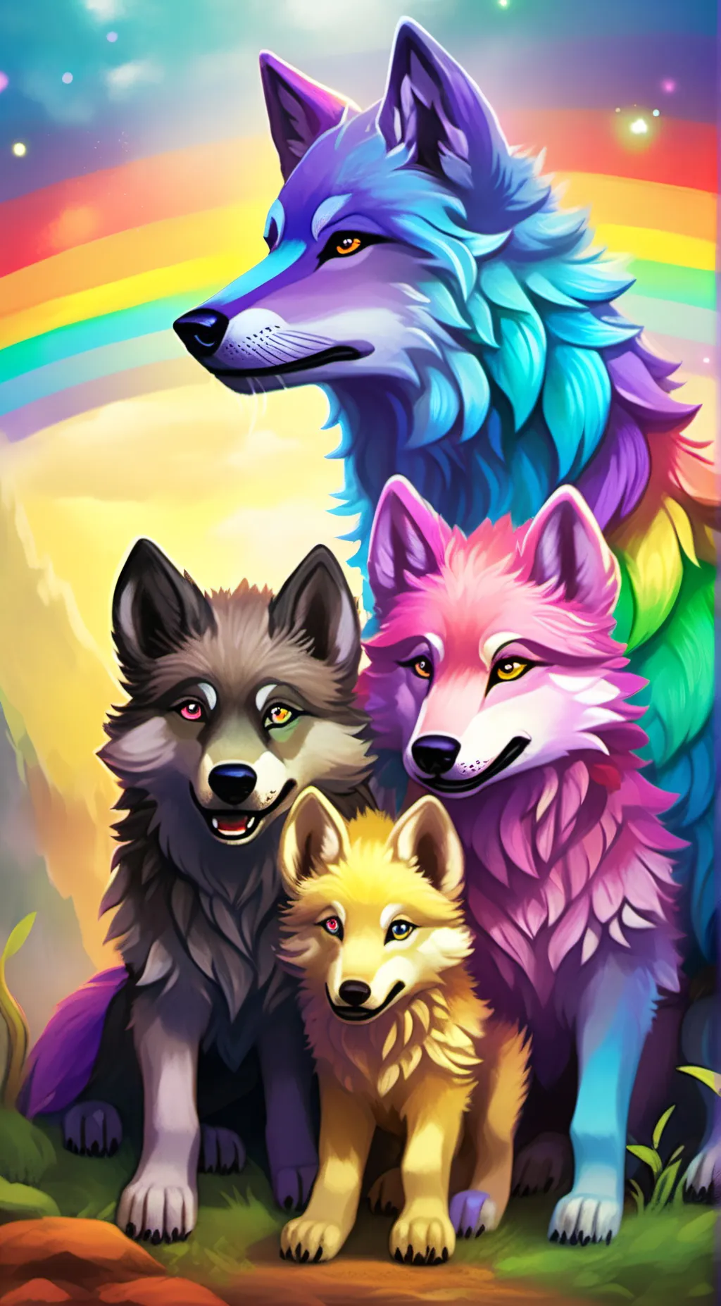 ai character: mom, rayne, Ryan background