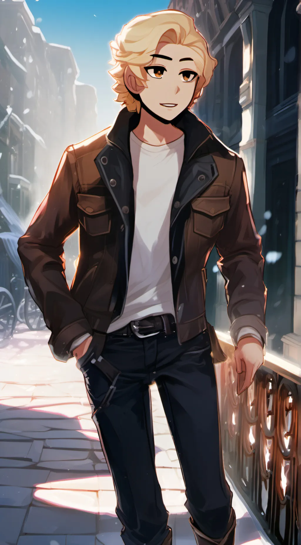 ai character: Gregory  background