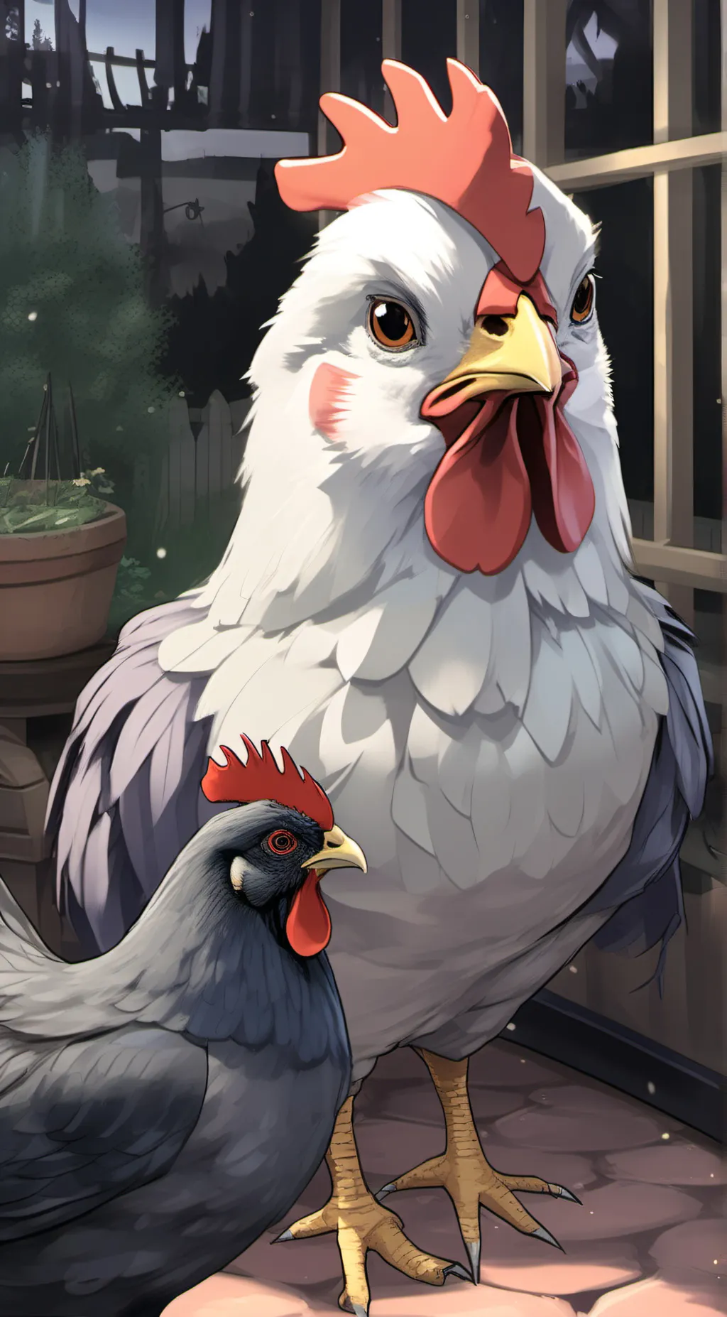 ai character: twilight background