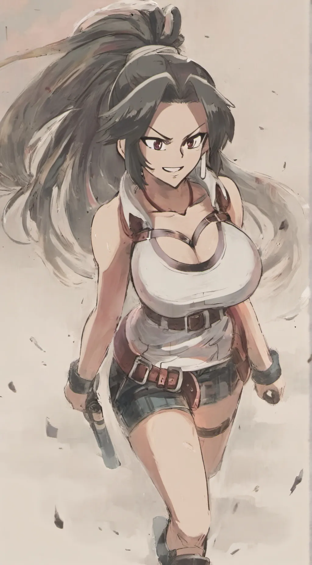 ai character: chi-chi (saiyan) background