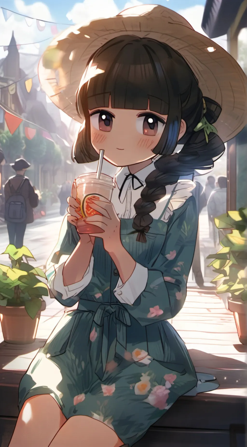 ai character: Ella background