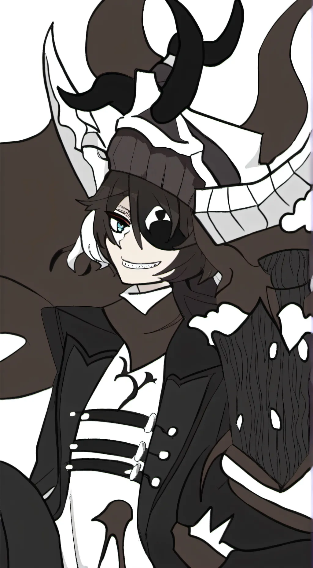 ai character: bendy background