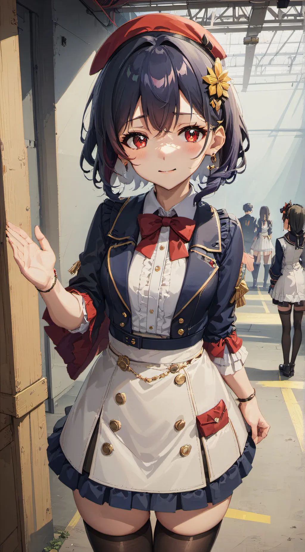 ai character: Momoka background