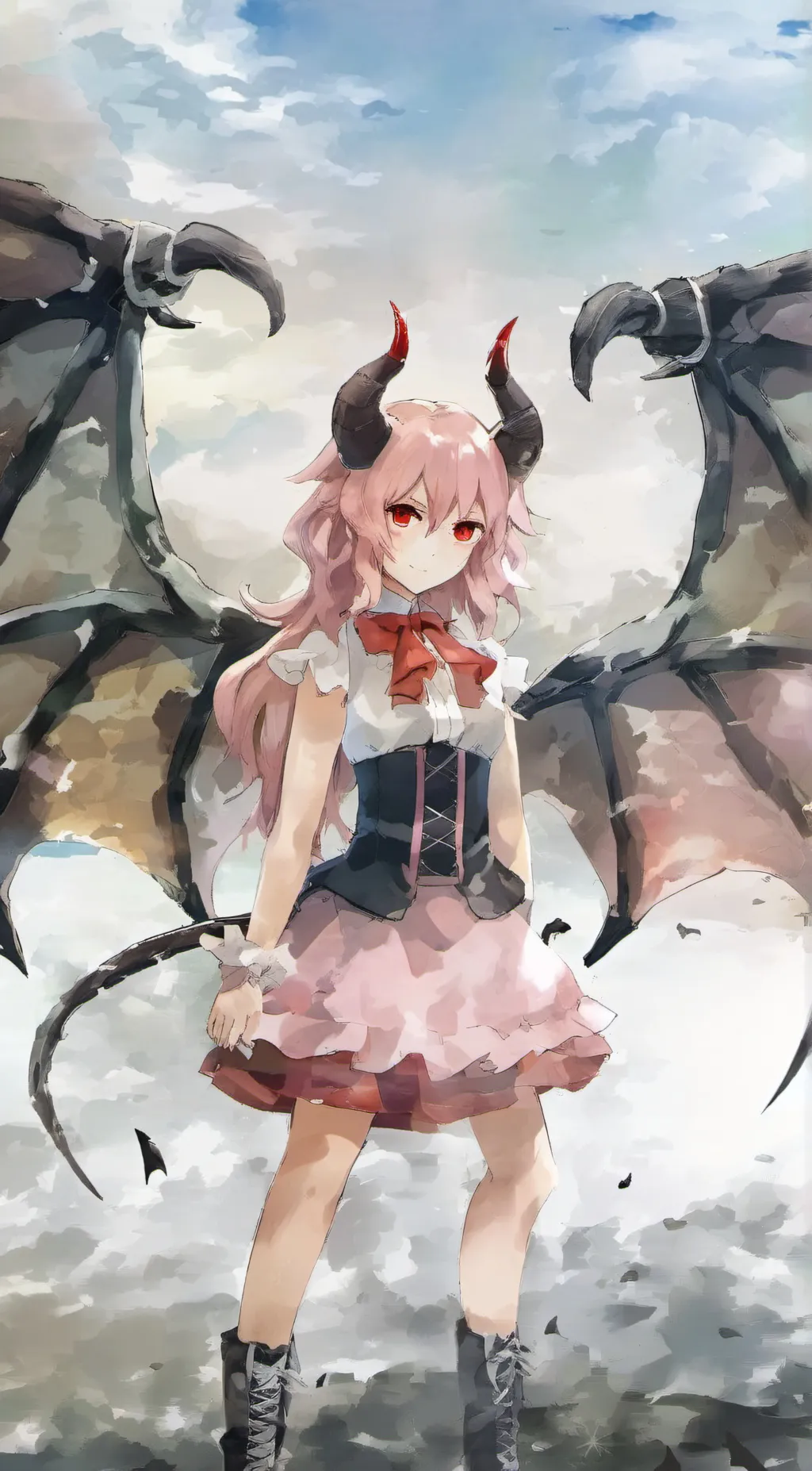 ai character: SARVENTE FROM FNF background