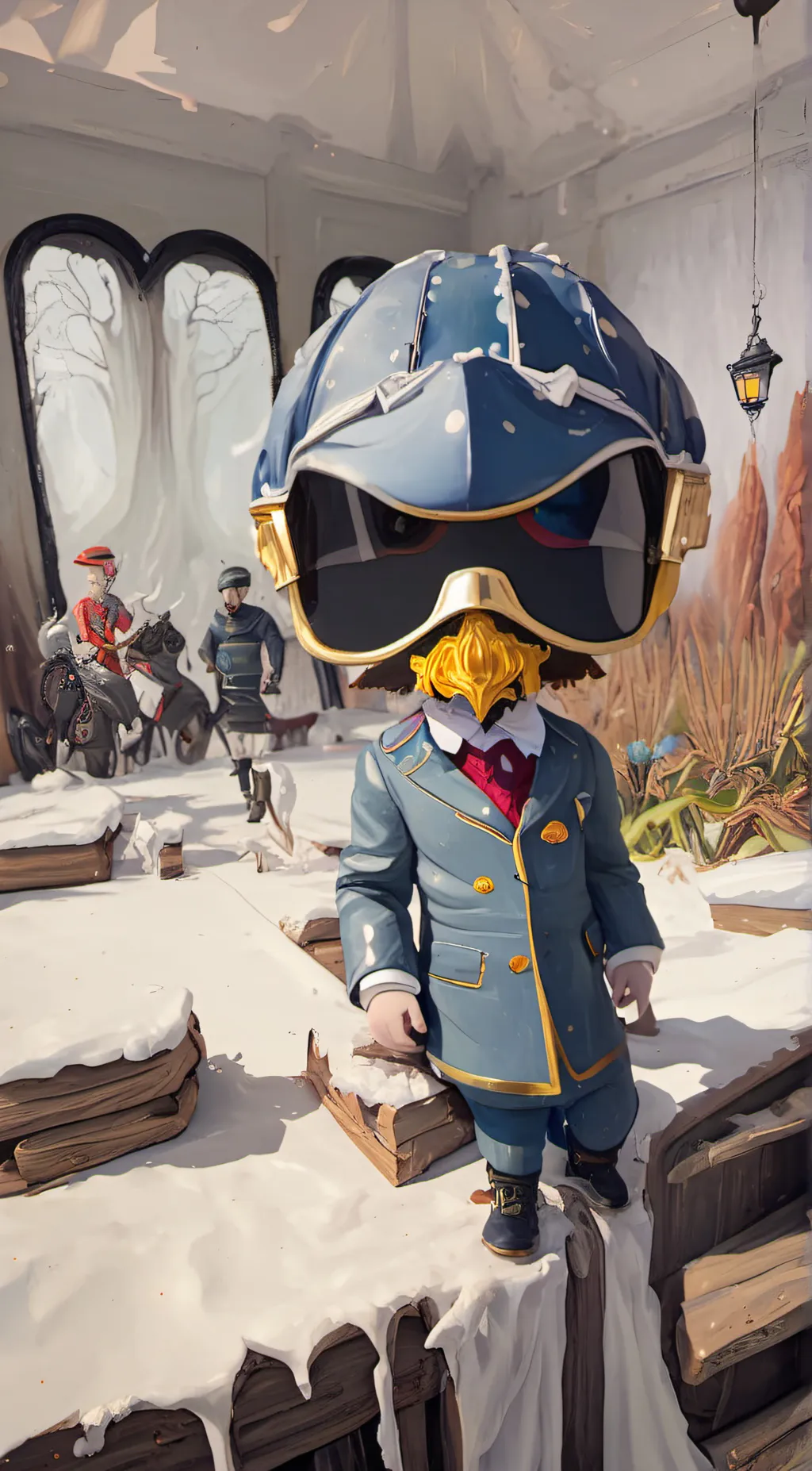 ai character: sonic. exe  background