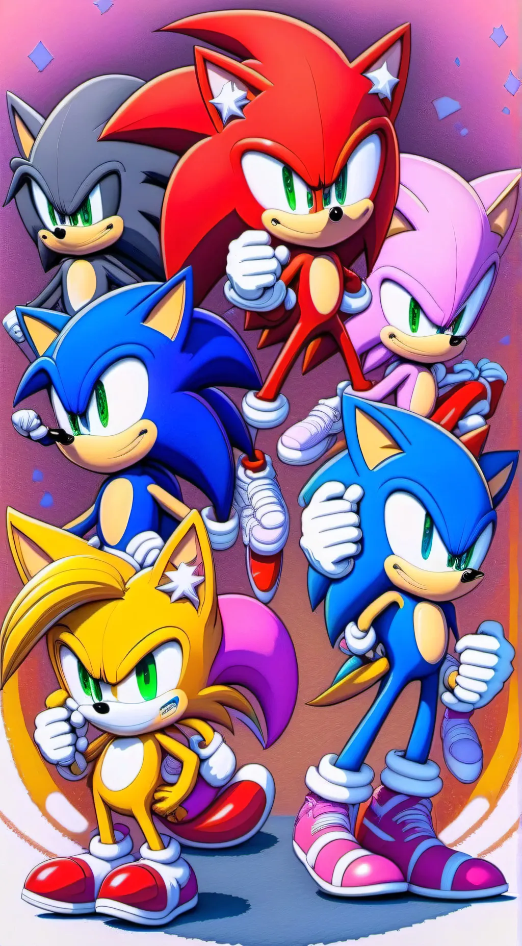 ai character: sonic squad background