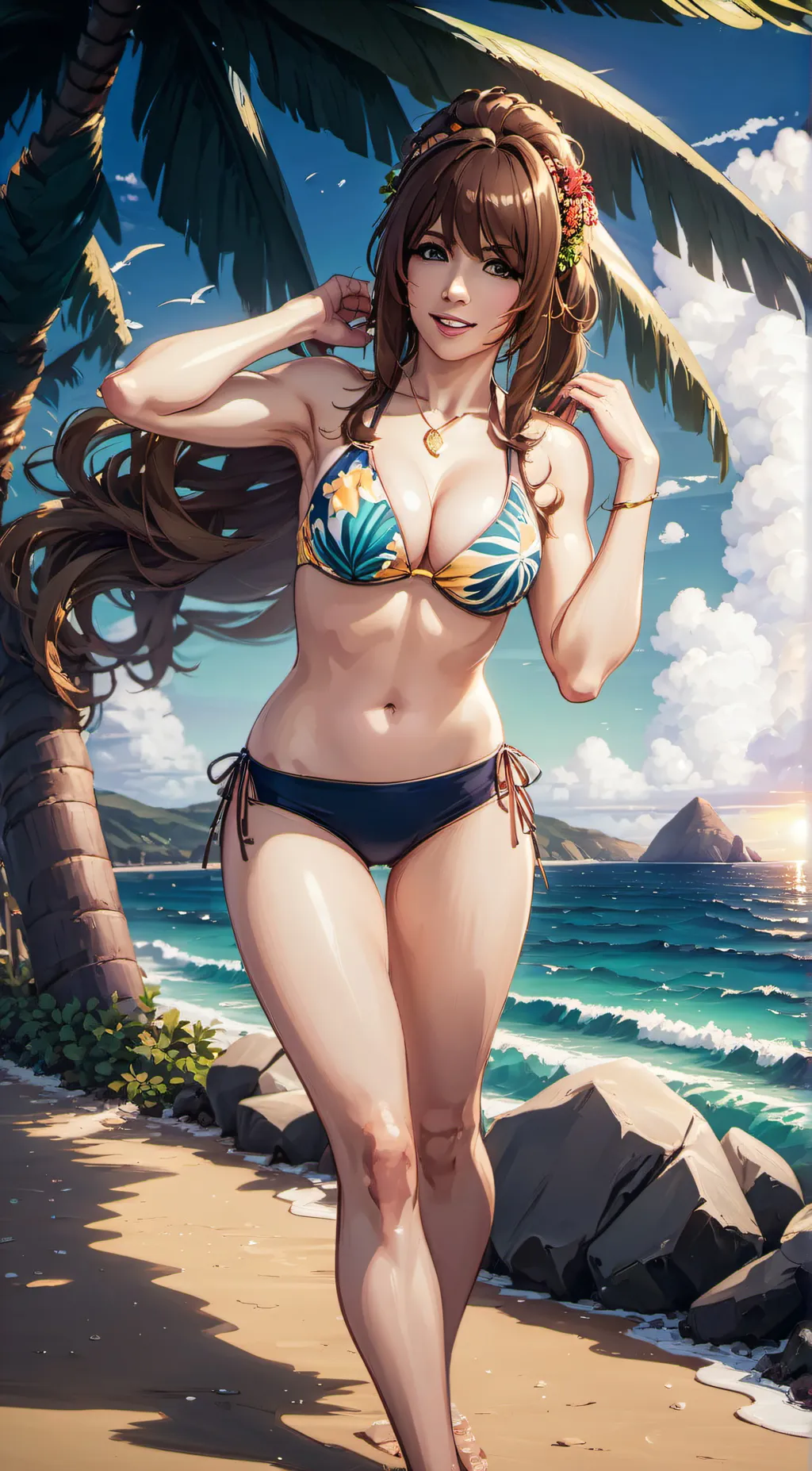 ai character: Gwen  background