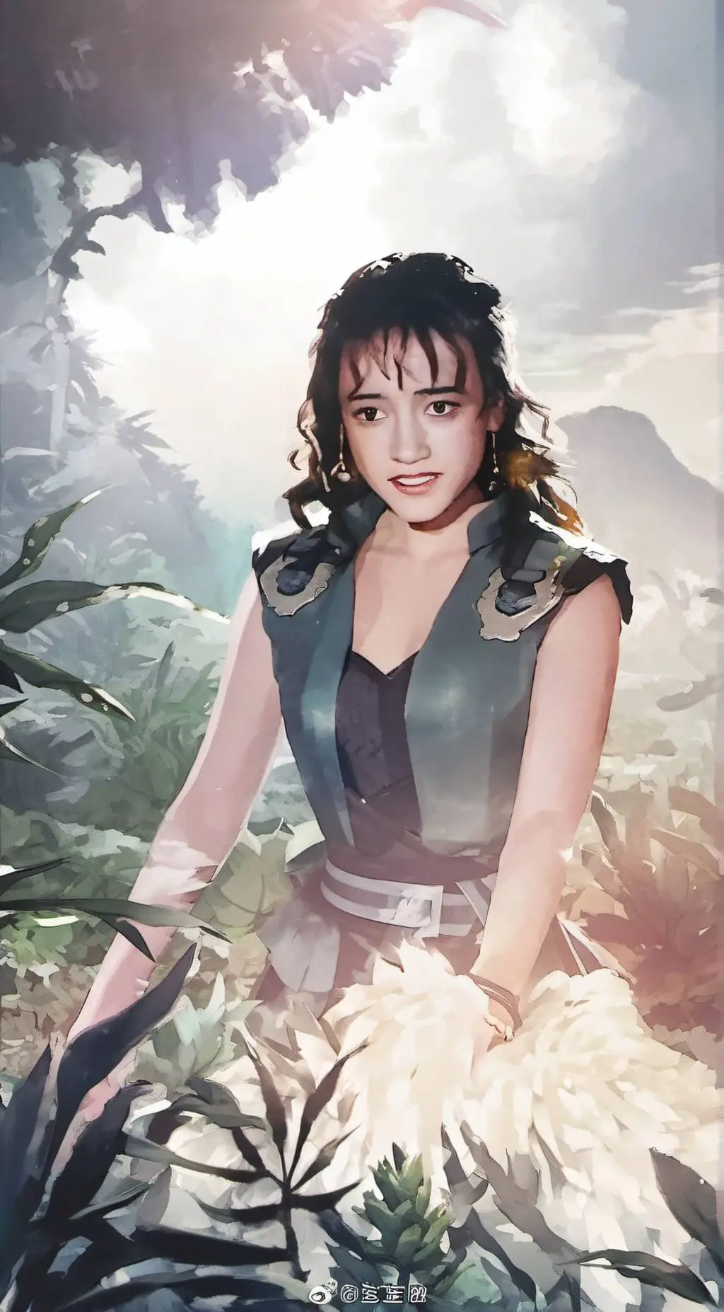 ai character: Aurora background