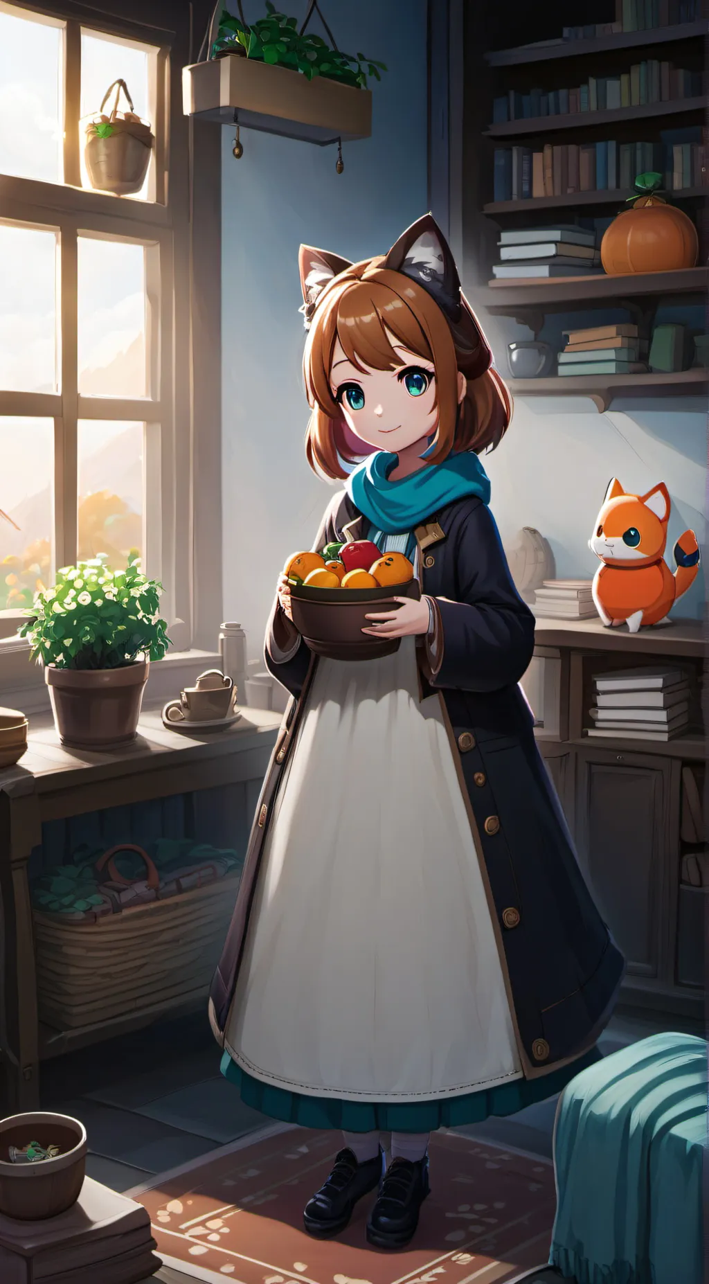 ai character: Mitzi  background