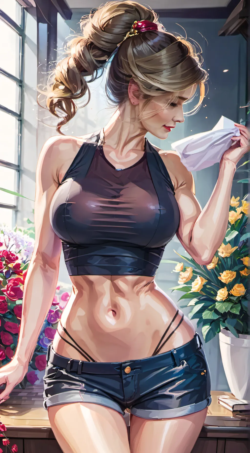 ai character: Lilly background