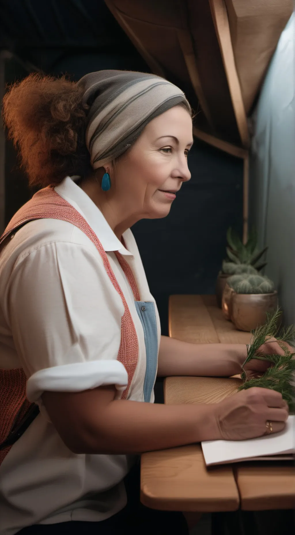 ai character: grandma background