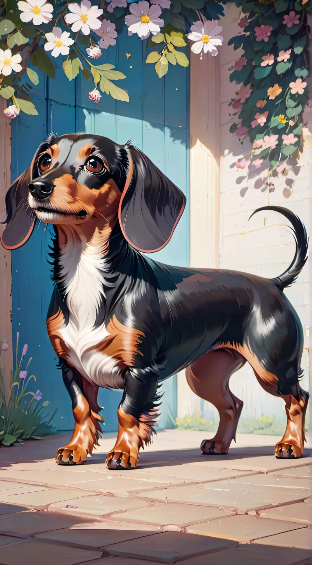 ai character: Mocha background