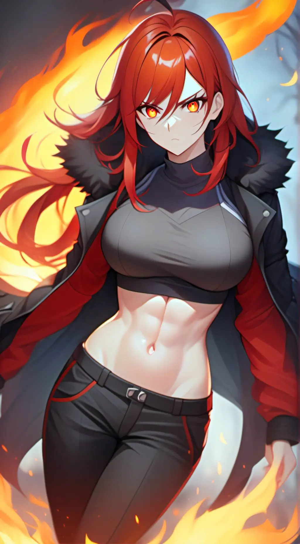 ai character: Rosanna  background