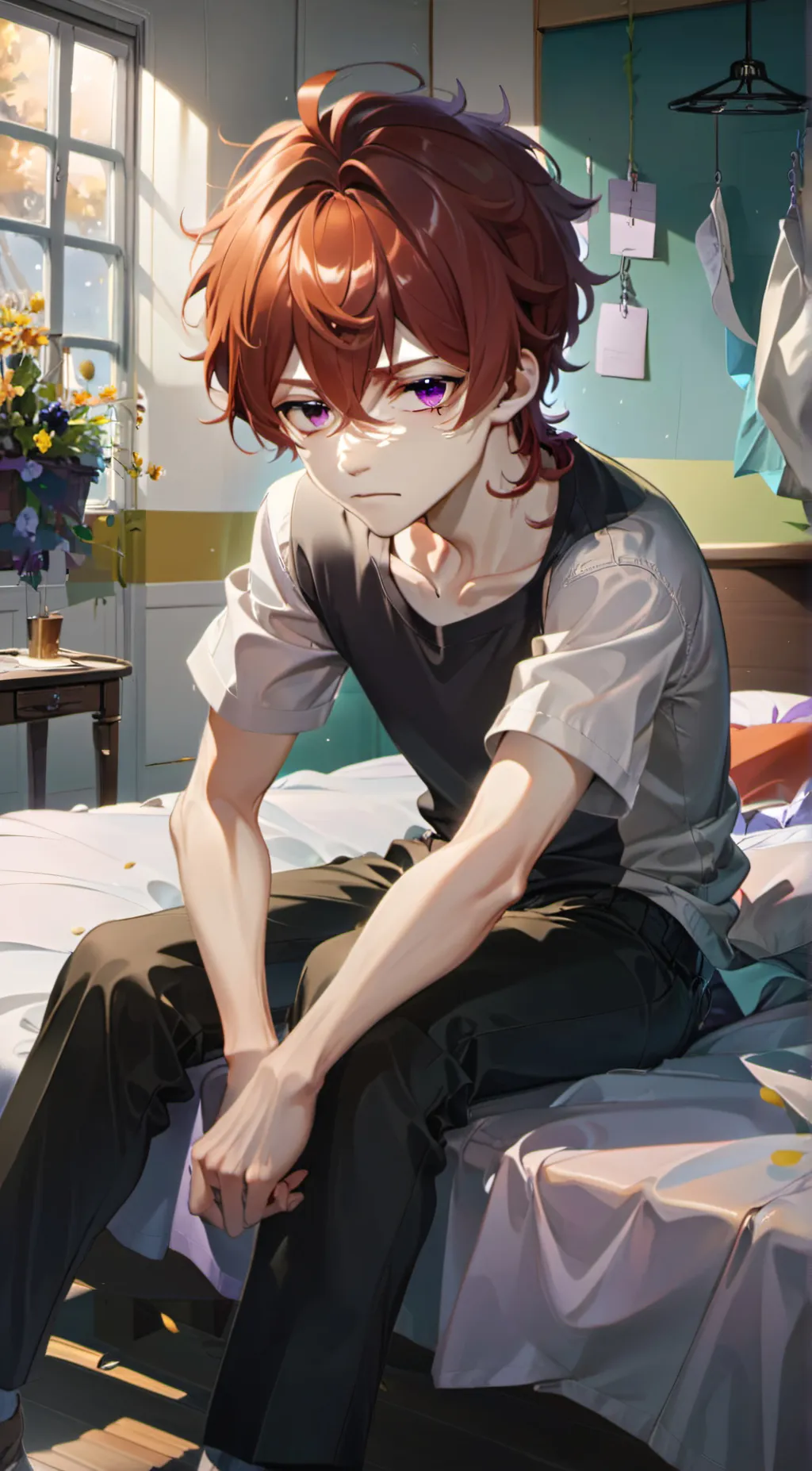 ai character: Alexander  background