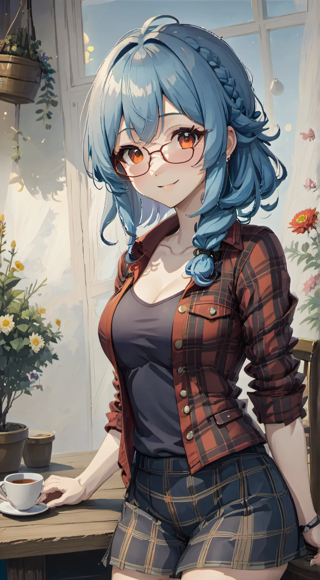 ai character: Cotten background