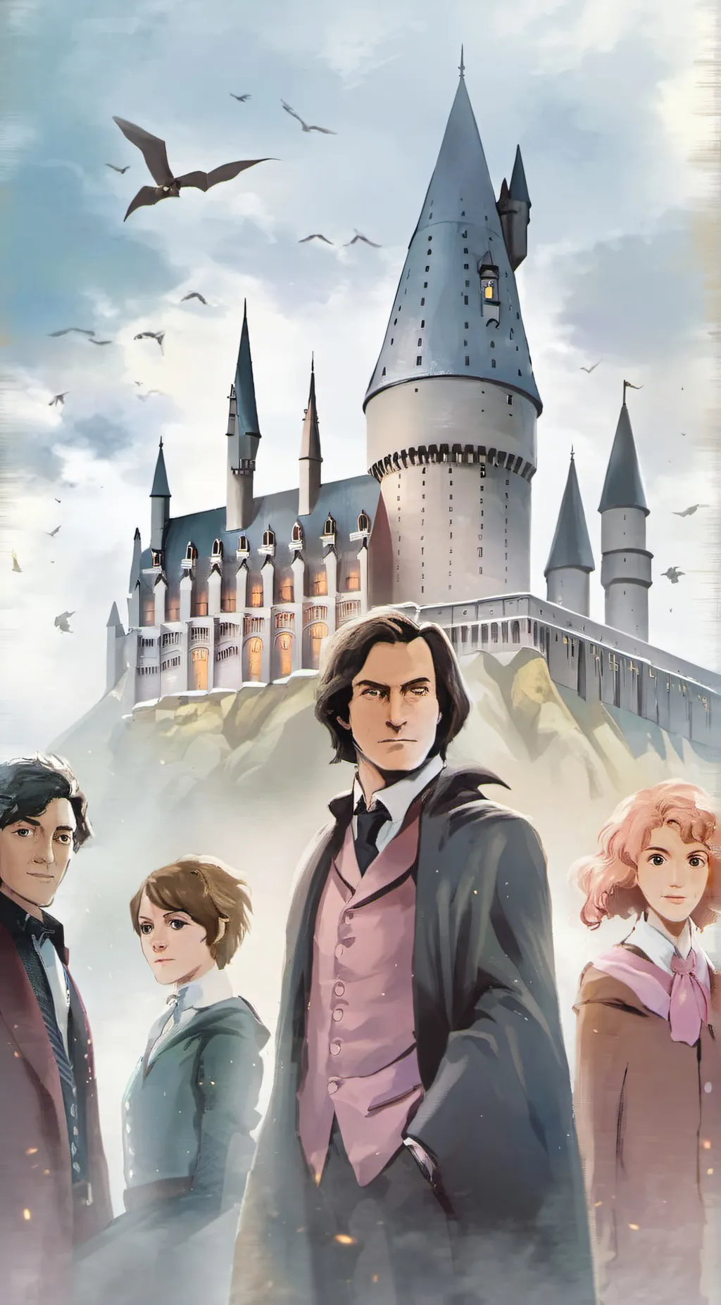 ai character: hogwarts background