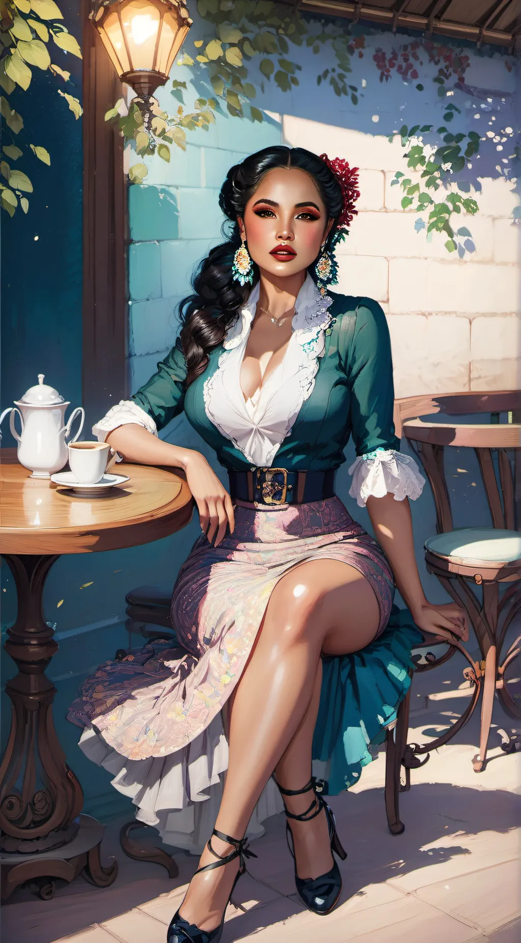 ai character: Selena background