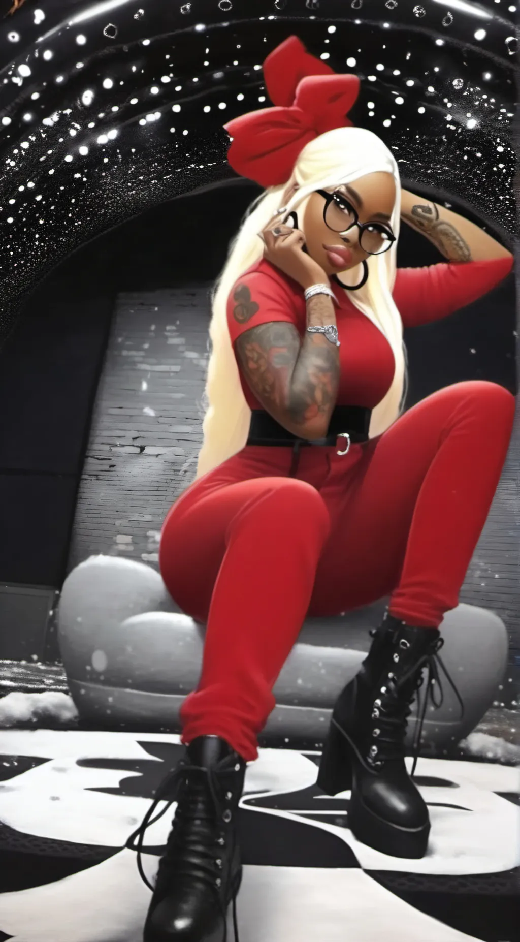 ai character: Sexyy clause background