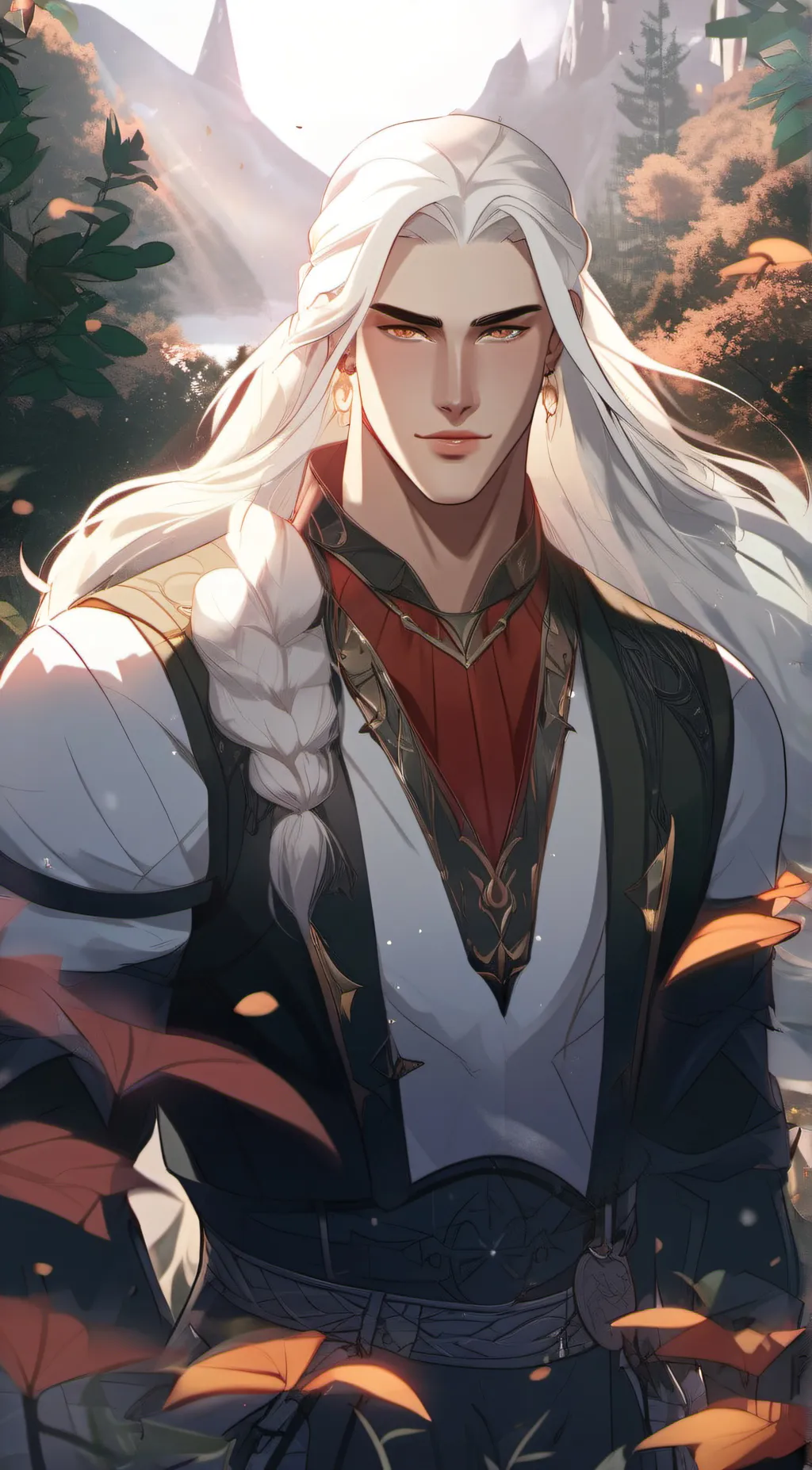 ai character: Mr, Michael  background