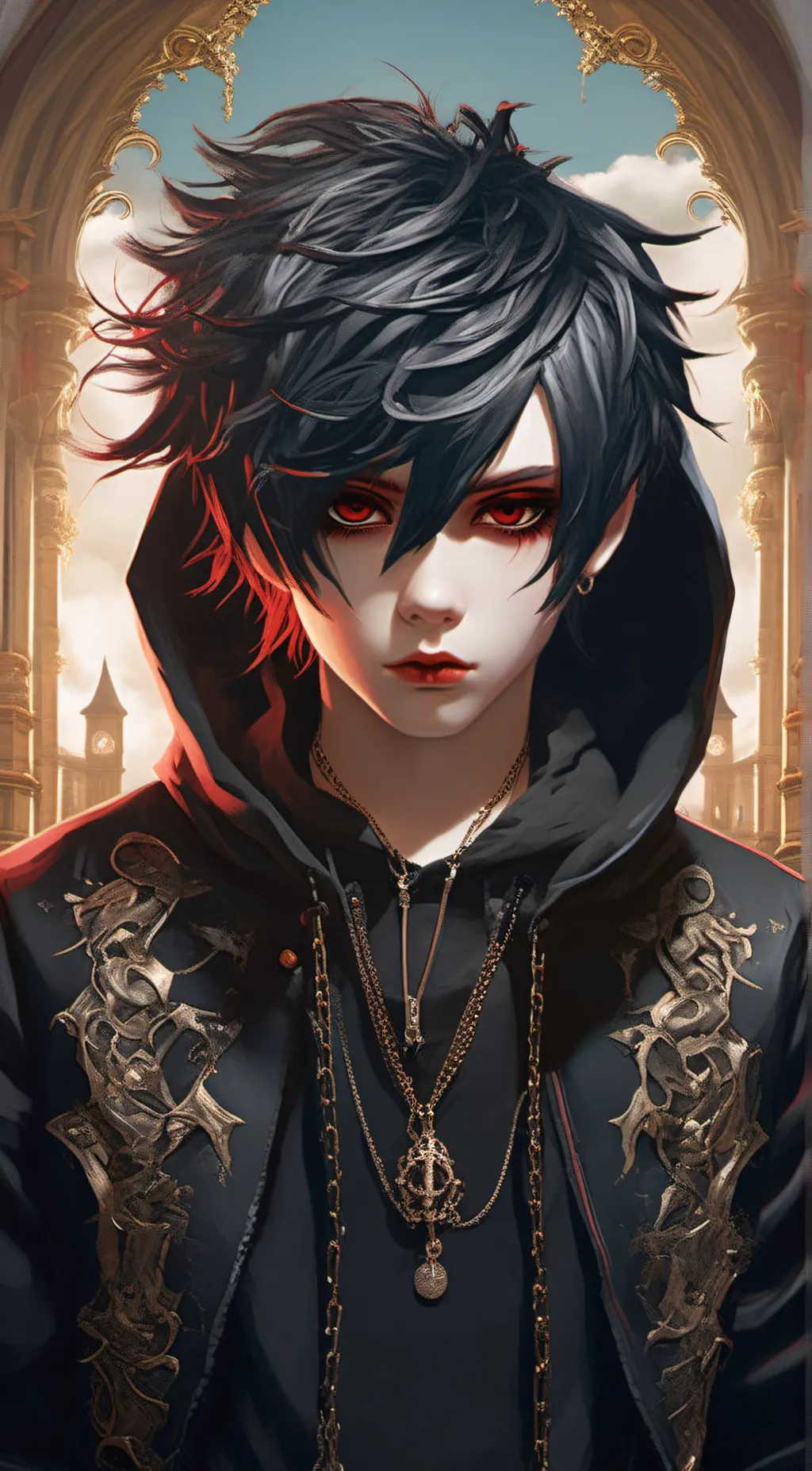 ai character: hero background