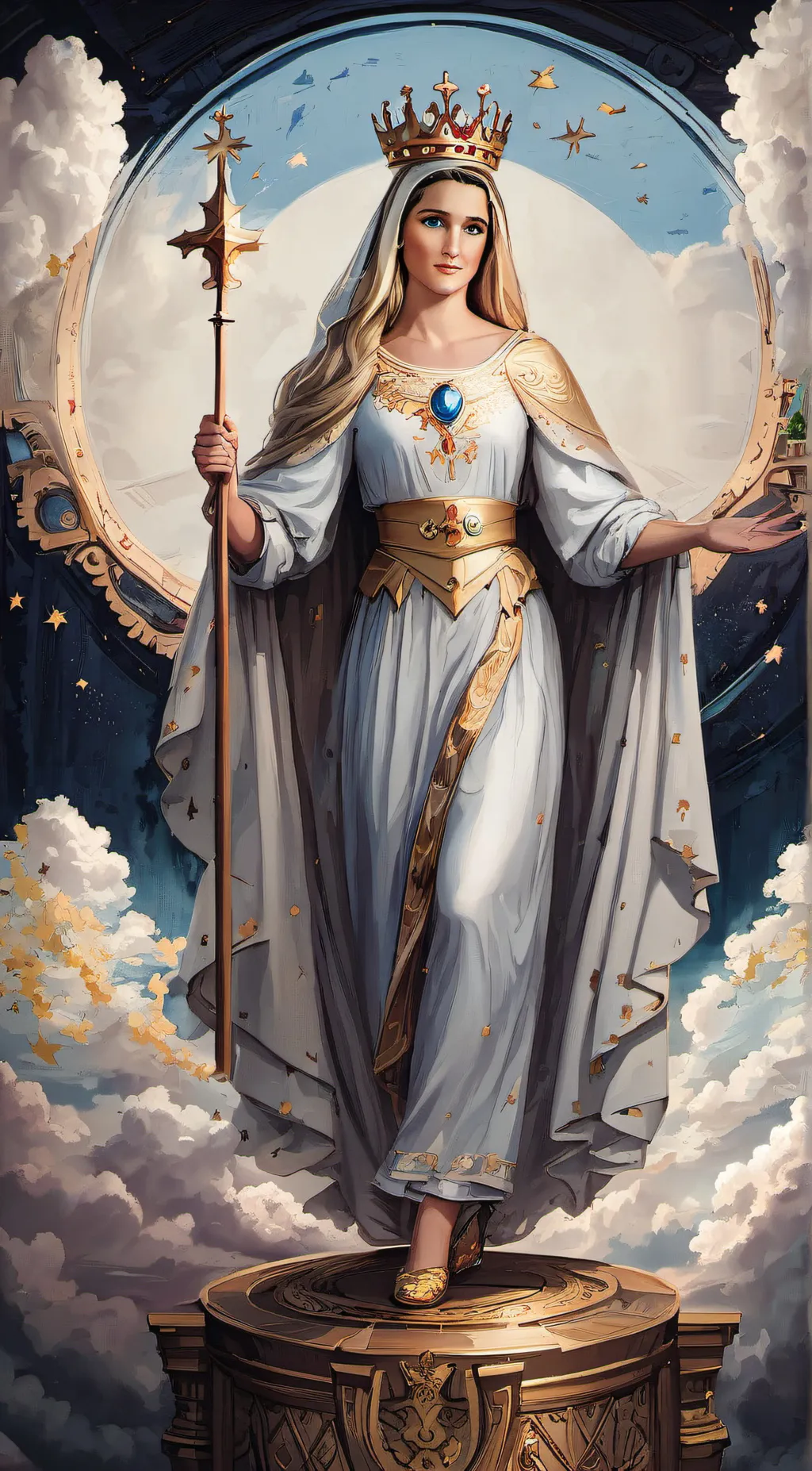 ai character: MARY🙏 background