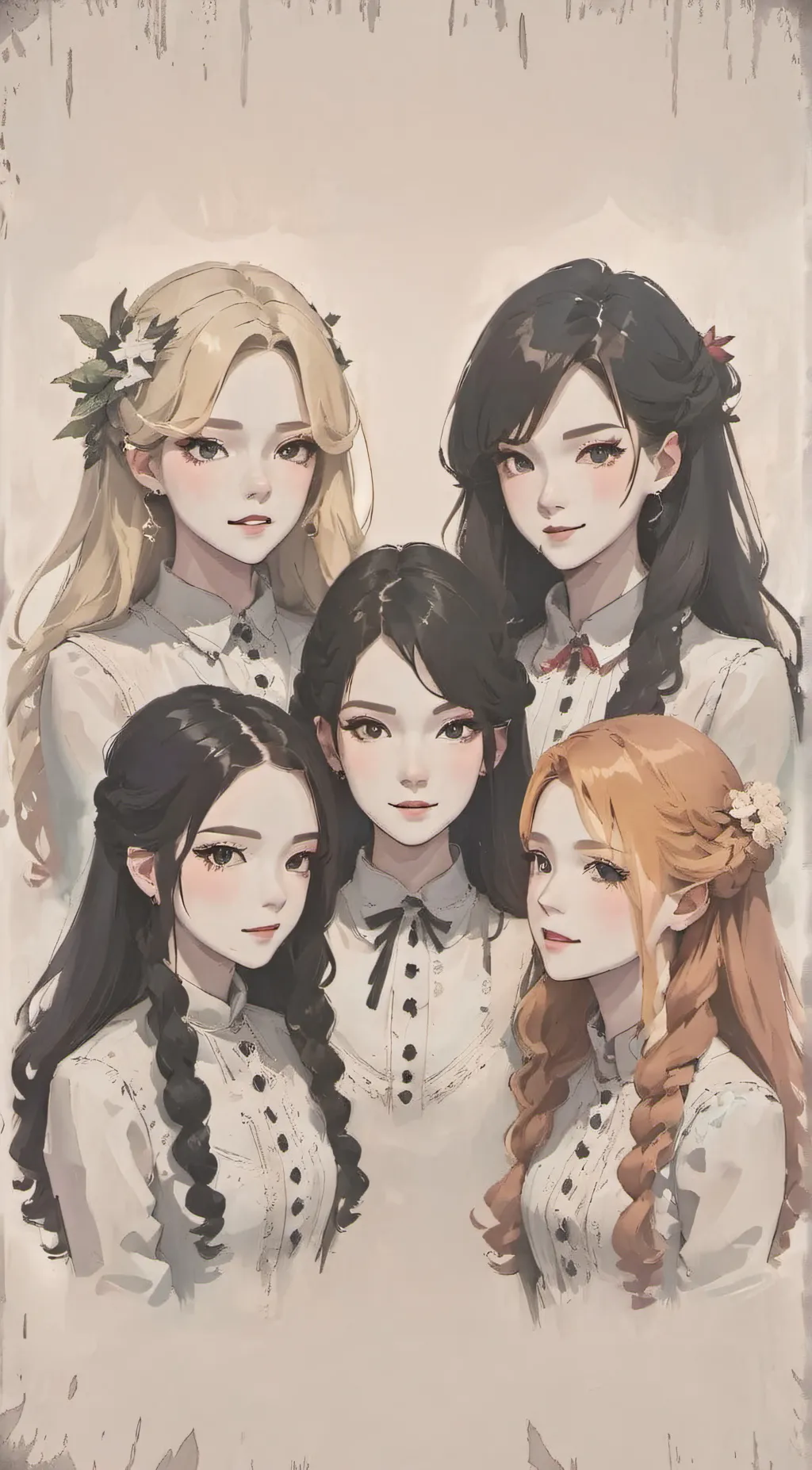 ai character: ur five sisters background