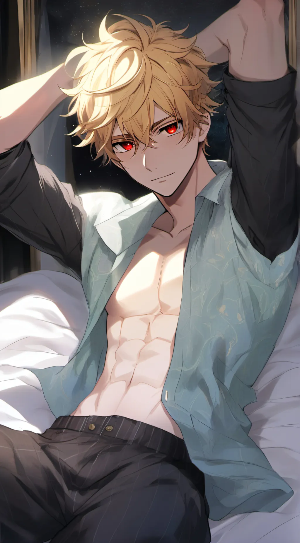 ai character: Bakugo background