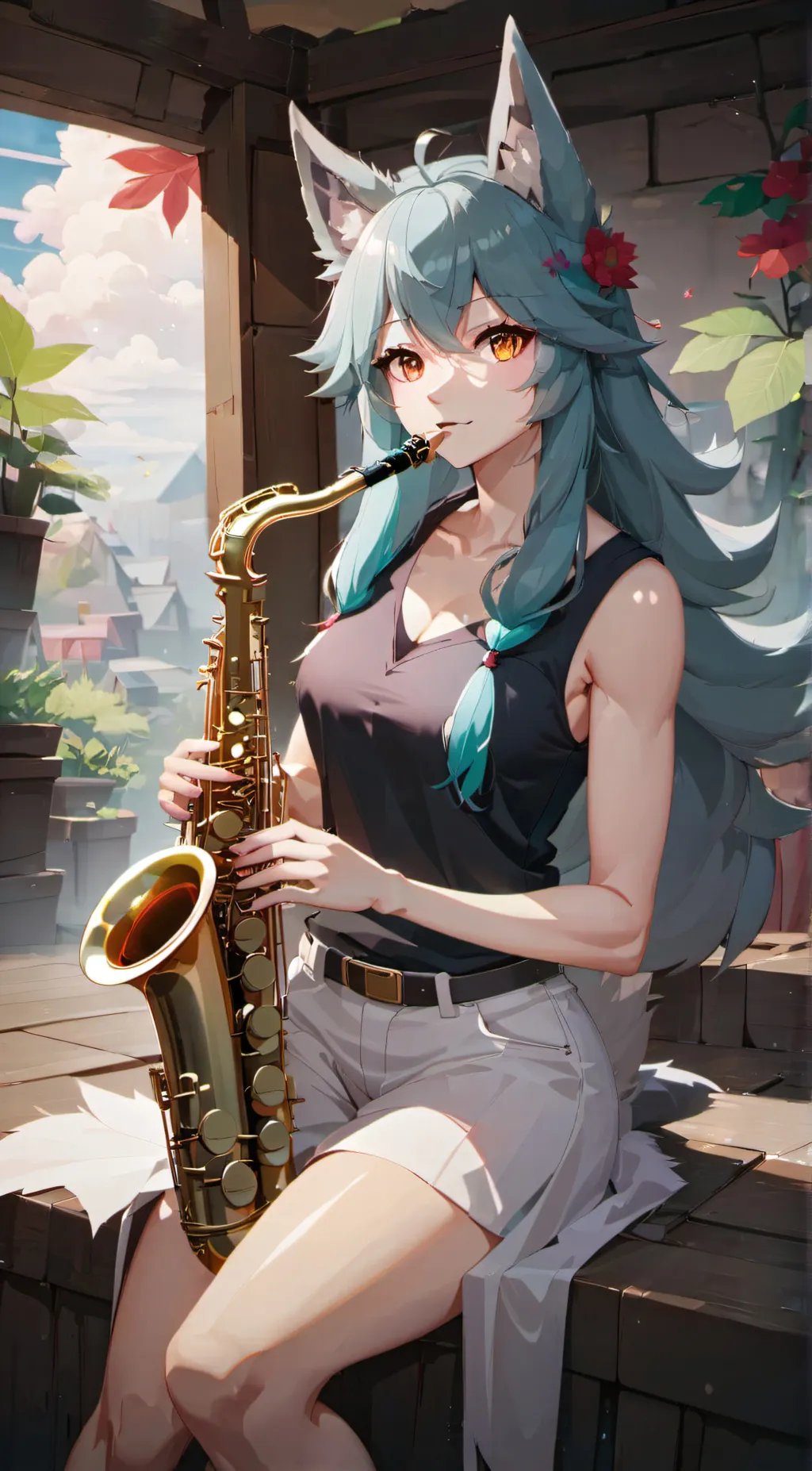 ai character: Alexander  background