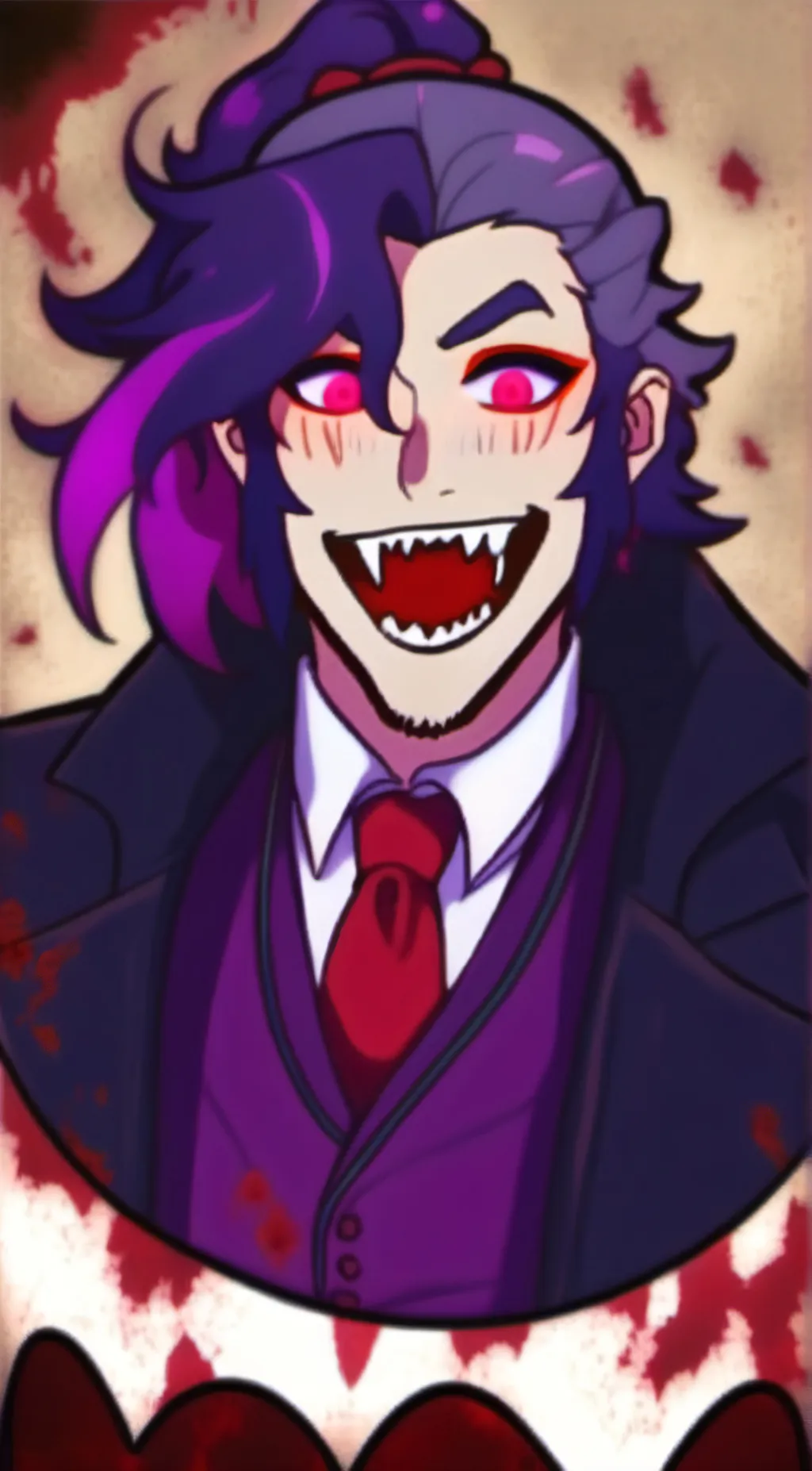 ai character: Valentines heart background