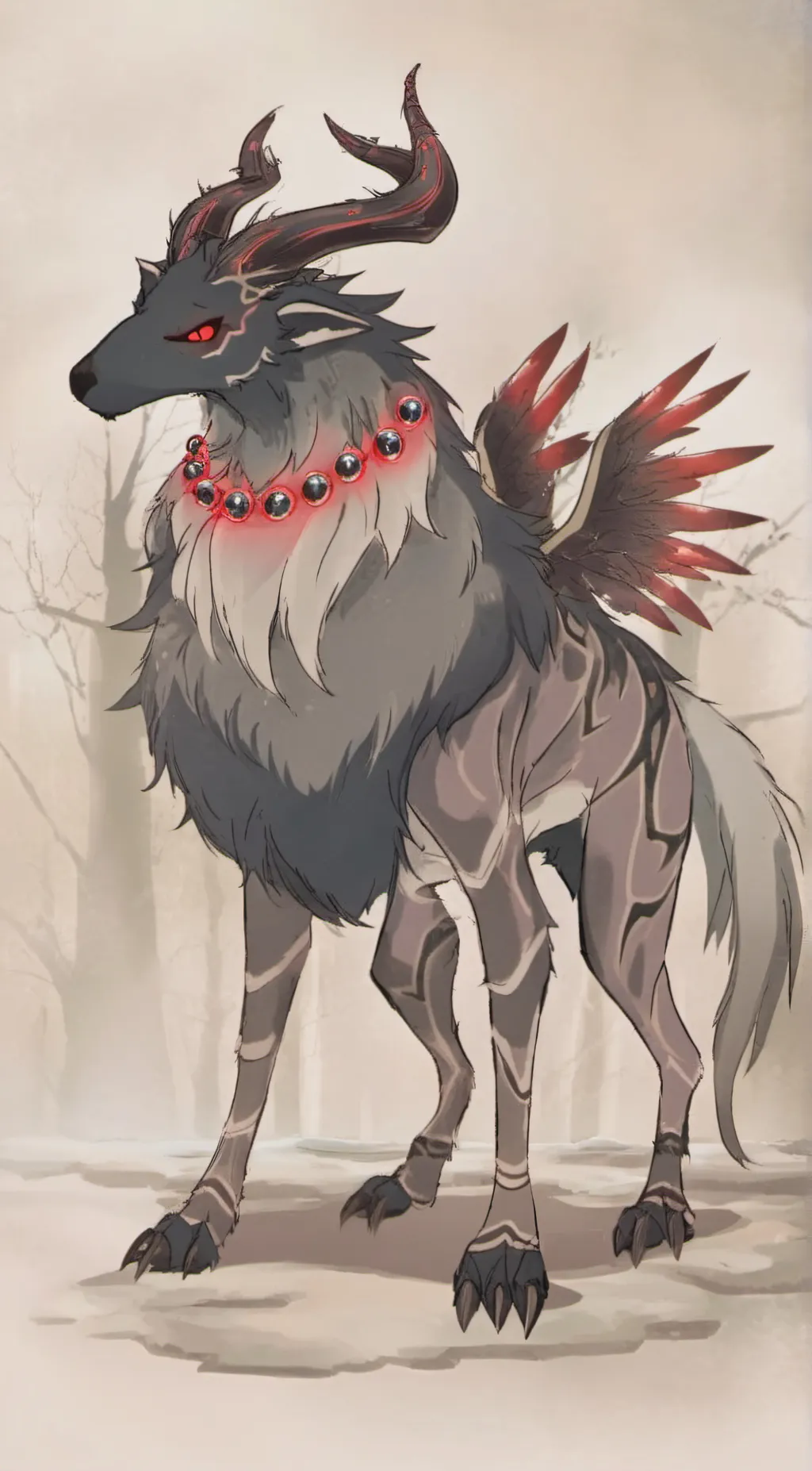 ai character: Blackwood background