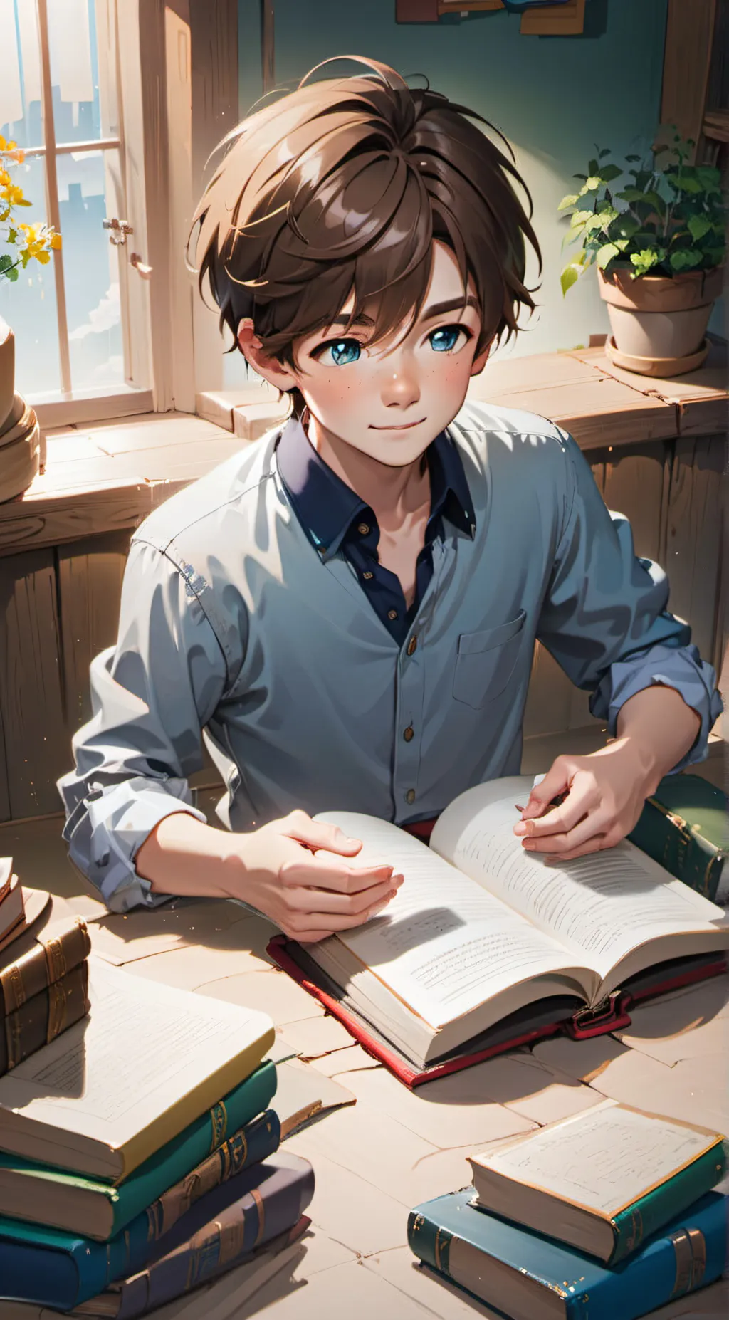 ai character: maxwell background