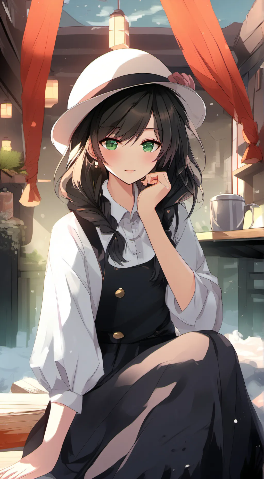 ai character: Saphyia  background