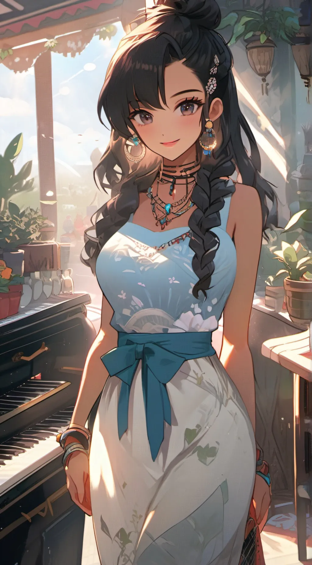 ai character: Alisa  background