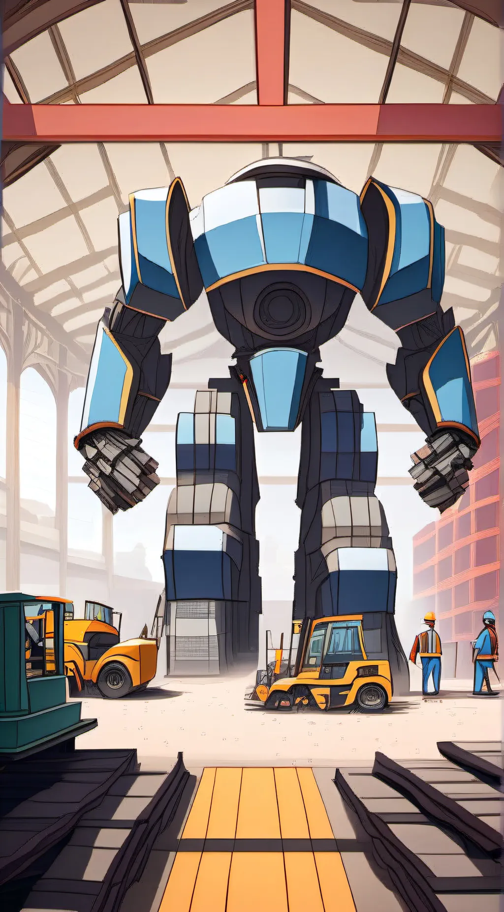 ai character: robot background