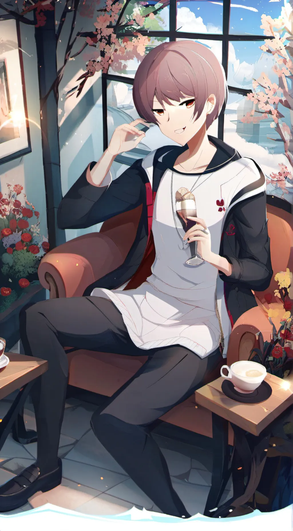 ai character: Panda background