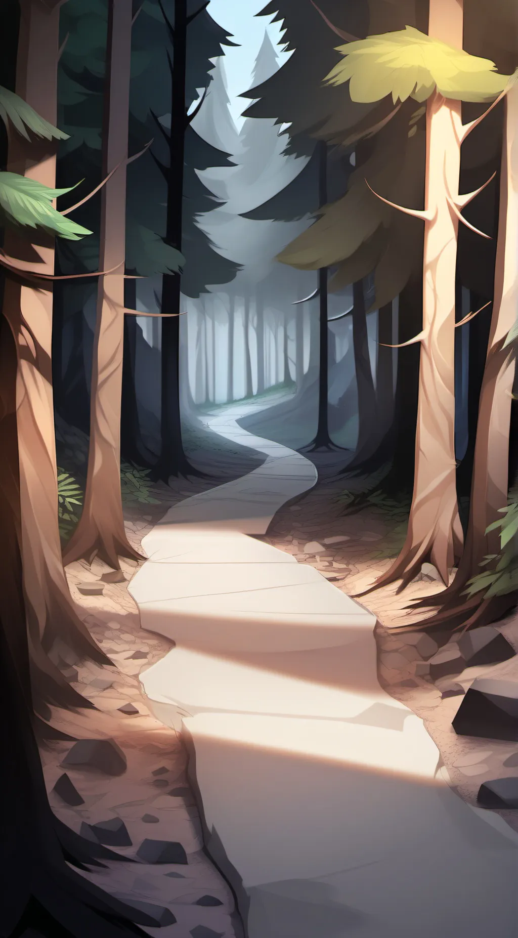 ai character: the pokemon forest background