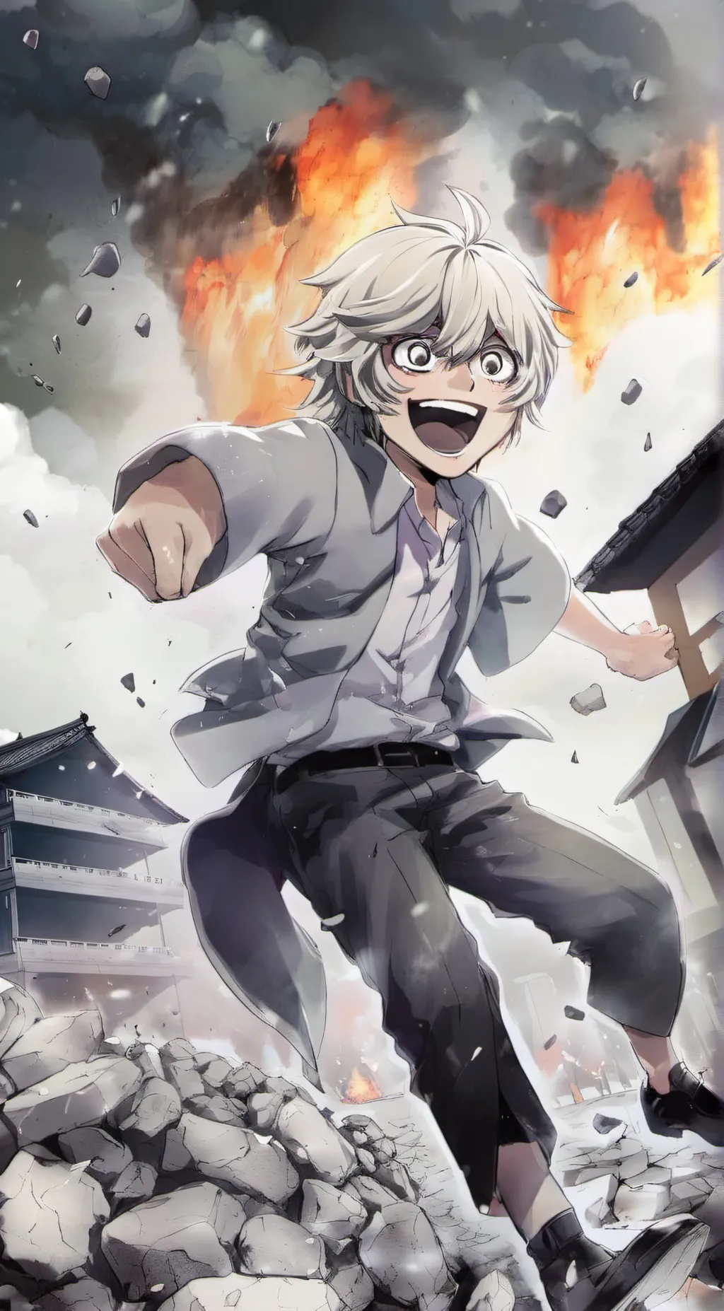 ai character: Nicheal Nuke background